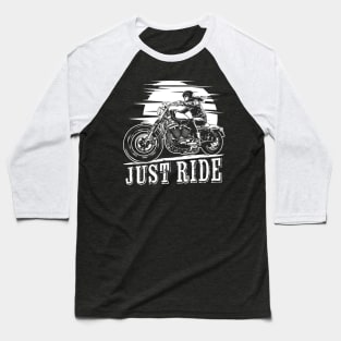 Just Ride Black Tazzum Baseball T-Shirt